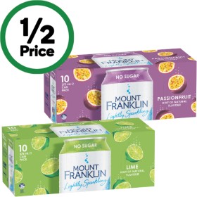 Mount+Franklin+Lightly+Sparkling+Water+10+x+375ml