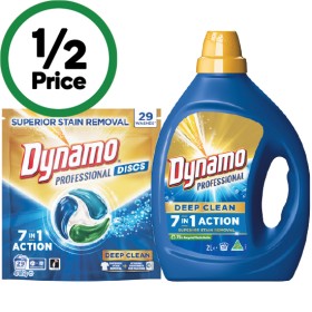 Dynamo-Professional-Laundry-Liquid-2-Litre-or-Capsules-Pk-29 on sale