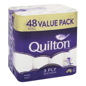 Quilton+3+Ply+Toilet+Tissue+Pk+48