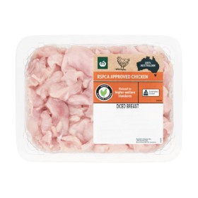 Australian-Fresh-RSPCA-Approved-Chicken-Breast-Diced-1-kg on sale
