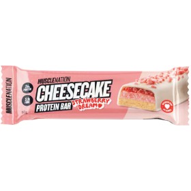 Muscle-Nation-Cheesecake-Protein-Bar-Strawberry-50g on sale
