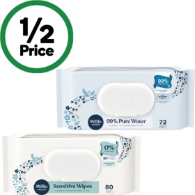 Millie-Moon-Baby-Wipes-Pk-72-80 on sale