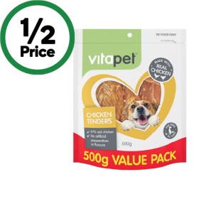 Vitapet+Chicken+Tenders+Dog+Treats+500g