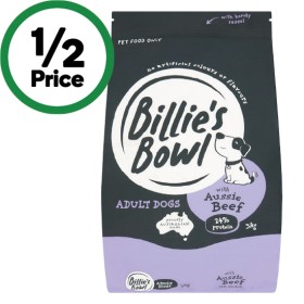 Billies-Bowl-Dry-Dog-Food-3-kg on sale