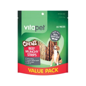 Vitapet+Beef+Munchy+Strips+Dog+Treats+Pk+35