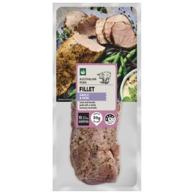 Woolworths-COOK-Pork-Fillet-with-Garlic-Herb on sale
