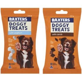 Baxters-Carob-Dog-Treats-or-Yoghurt-Drops-200g on sale