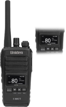 Uniden-5W-80CH-Handheld-Splash-Proof-UHF on sale
