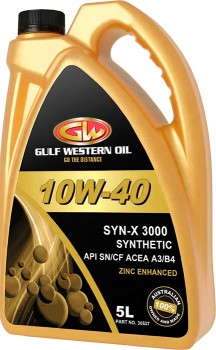 Gulf+Western+Oil+SYN-X+3000+10W-40+5L
