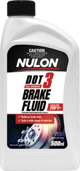 Nulon+Dot+3+Full+Synthetic+Brake+Fluid+500mL