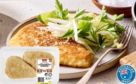 Coles-RSPCA-Approved-Chicken-Breast-Schnitzel-Crumbed-600g on sale