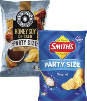 Smith%26%23039%3Bs+Crinkle+Cut+Potato+Chips+or+Doritos+Big+Bag+380g+or+Red+Rock+Deli+Potato+Chips+290g
