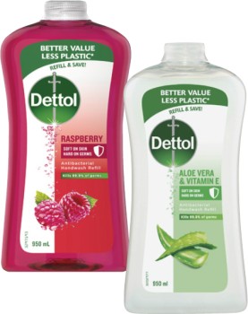 Dettol+Antibacterial+Hand+Wash+Refill+950mL