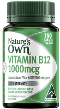 Nature%26%23039%3Bs+Own+Vitamin+B12+1000mcg+Tablets+150+Pack%5E