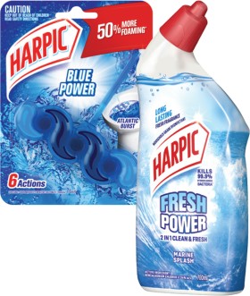 Harpic+Fresh+Power+Liquid+700mL+or+In+The+Bowl+Toilet+Cleaner+39g