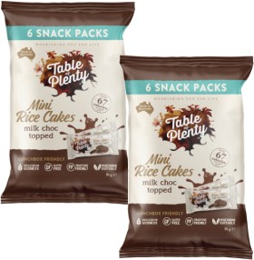 Table-of-Plenty-Topped-Sweet-Rice-Cakes-6-Pack-84g on sale