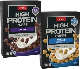 Coles+Protein+Puffs+Cereal+300g