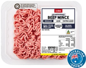 Coles+Australian+No+Added+Hormones+Beef+Mince+Regular+500g