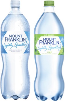 Mt+Franklin+Lightly+Sparkling+Water+1.25+Litre