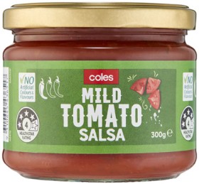 Coles-Tomato-Salsa-300g on sale
