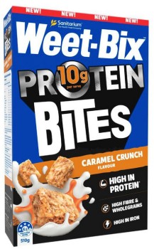 Sanitarium-Protein-Weet-Bix-Bites-Caramel-Crunch-510g on sale