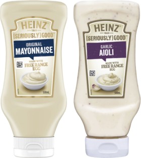 Heinz+Seriously+Good+Aioli+or+Mayonnaise+500mL