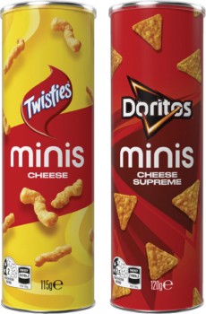Doritos+or+Twisties+Minis+90g-150g