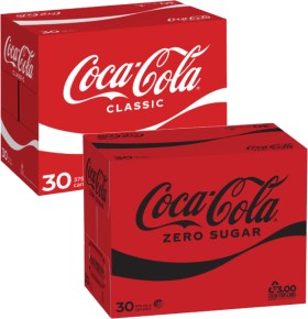 Coca-Cola-Soft-Drink-30x375mL on sale