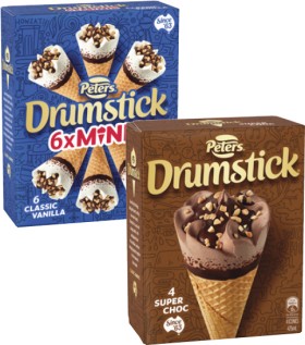Peters-Drumstick-Cones-4-Pack-6-Pack-475mL-490mL on sale