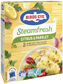 Birds-Eye-Steamfresh-Fish-380g on sale