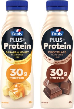 Pauls+Plus%2B+Protein+Flavoured+Milk+400mL
