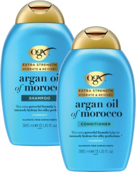 Ogx-Extra-Strength-Shampoo-or-Conditioner-385mL on sale