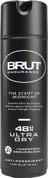 Brut+Endurance+48hr+Antiperspirant+Aerosol+Deodorant+212mL