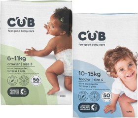CUB+Nappies+Size+2-6+40+Pack-56+Pack