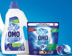Omo-Laundry-Liquid-2-Litre-or-Capsules-28-Pack on sale
