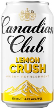 NEW+Canadian+Club+Lemon+Crush+Cans+10x375mL
