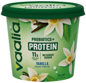 NEW+Vaalia+Probiotics%2B+Protein+No+Added+Sugar+Vanilla+Creamy+Yoghurt+700g
