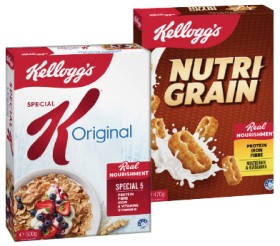 Kelloggs-NutriGrain-470g-or-Special-K-Original-500g on sale