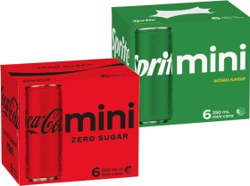 CocaCola-Sprite-or-Fanta-Mini-6x250mL-Selected-Varieties on sale
