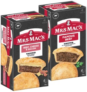 Mrs+Mac%26rsquo%3Bs+Pies+or+Giant+Sausage+Roll+4+Pack+Selected+Varieties