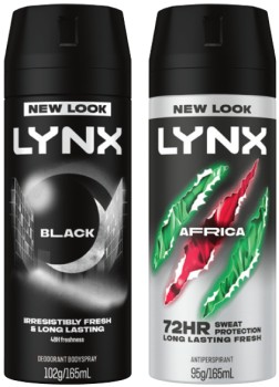 Lynx-Antiperspirant-or-Deodorant-Body-Spray-165mL-Selected-Varieties on sale