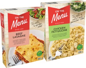 On-The-Menu-Frozen-Meal-260g-Selected-Varieties on sale