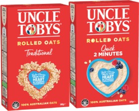 Uncle+Tobys+Traditional+or+Quick+Rolled+Oats+500g