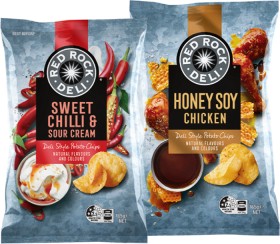 Red-Rock-Deli-Chips-150165g-Selected-Varieties on sale