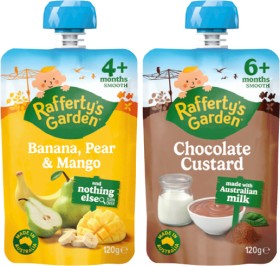 Raffertys-Garden-Baby-Food-120g-Selected-Varieties on sale