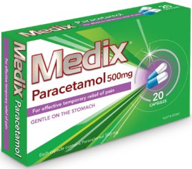 Medix-Paracetamol-Capsules-16-Pack on sale