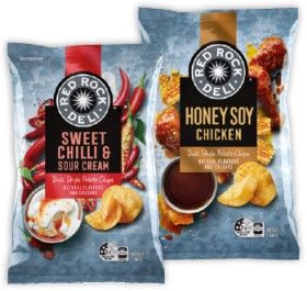 Red-Rock-Deli-Chips-150165g-Selected-Varieties on sale
