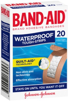 BandAid-Tough-Strips-Waterproof-20-Pack on sale