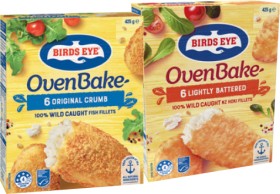 Birds-Eye-Oven-Bake-Fish-Fillets-425g-Selected-Varieties on sale
