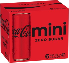 Coca+Cola+Mini+Can+6x250mL